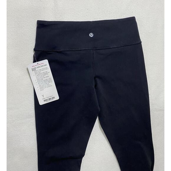 Lululemon Wunder Under Pant Colorblock Leggings Size 6 Blue Black NWT - Picture 11 of 14